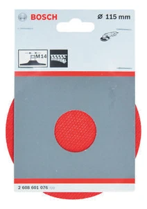 Bosch Piastra abrasiva in gomma con velcro 115 mm M14 - Foto 1 di 1