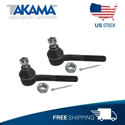 Extremo de barra de amarre exterior delantero de 2 piezas para Nissan D21 1986-1993 4x4, Pathfinder Foto 1 de 4