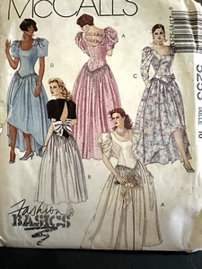 McCALLS 5253 LADIES HI-LOW DROP WAIST EVENING GOWN PATTERN Formal Size 16 - Picture 1 of 3