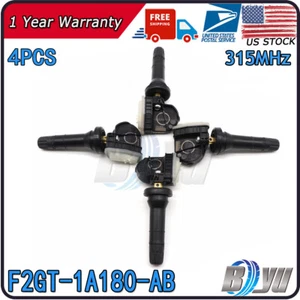 NEW TPMS F2GT-1A180-AB TIRE PRESSURE SENSORS 4PCS FOR FORD F-150 EDGE MUSTANG US - Picture 1 of 11