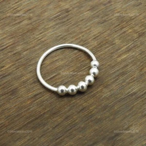 Artisan 925 Solid Sterling Silver Jewellery Statement Ring Size L 1/2 I43 - Picture 1 of 8