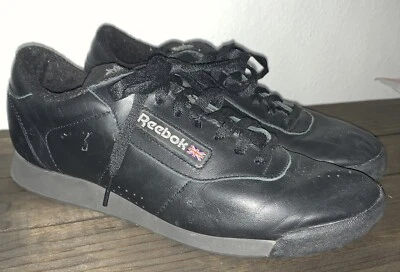 Reebok Classic Womens Black Athletic Sneakers Shoe Size 8 - Image 1 of 4
