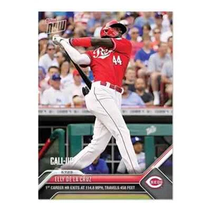 Elly De La Cruz 2023 Topps jetzt #400 erste HR/18972 Abrufrot - Bild 1 von 2