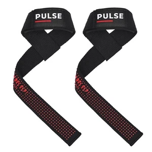 Weight Lifting Straps with Non-Slip Silicon Grip Anti Slip Wrist Support - Picture 1 of 36