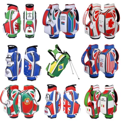 CUSTOM FLAG GOLF BAG STAFF TOUR BAG - customized with your name, your colors - Image 1 of 4