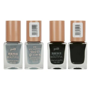 P2 BRAVEand BEAUTIFUL PPNN096 Tribal Art Graffiti Nagellack 833970 Top Coat 10ml - Bild 1 von 2