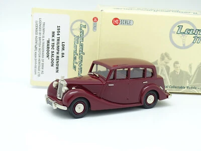 Lansdowne Models 1/43 - Triumph Renown Mkii Tdc Saloon Maroon 1954 LDM8a - Image 1 of 2