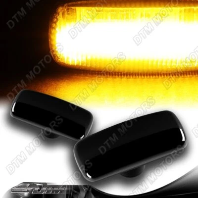 For Jeep Grand Cherokee/Patriot/Compass Smoke Lens Amber LED Side Marker Lights - Image 1 of 4