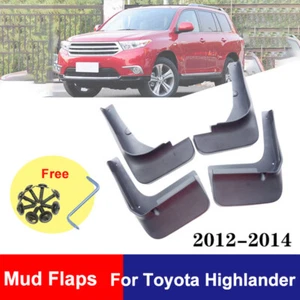 Splash Guards Mud Flaps 4 Piece For Toyota Highlander 2012-2014 - Bild 1 von 9