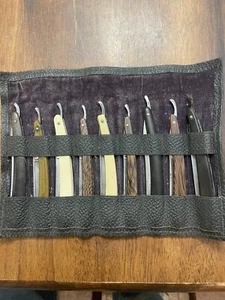 Ernst Plumacher Solingen, Wostenholm, Wester, lotto di 9 rasoi dritti tedeschi USA - Foto 1 di 16