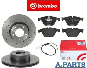 BREMBO BREMSENSATZ KOMPLETT Ø 312 WK GELOCHT PERFORMANCE VA BMW 3ER E90 E91 E92 - Picture 1 of 1