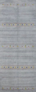 Authentic Handcrafted Tribal Rug Gabbeh Indian Rug Runner 4x11 ft - Picture 1 of 10
