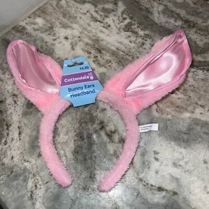 Pink Easter Bunny Ears Costume Headband Cottondale OSFM - NWT - Bild 1 von 2
