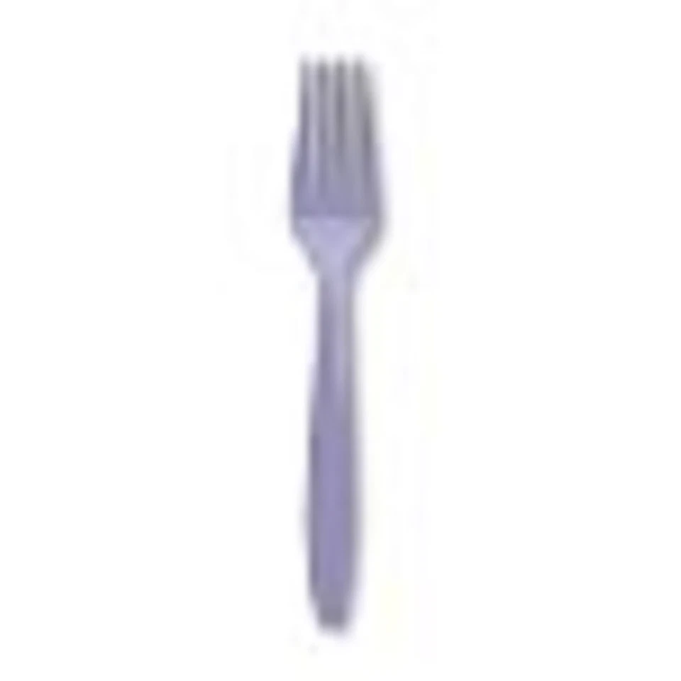 Creative converting Premium 24 Count Plastic forks Lavender heavy duty - Image 1 of 1