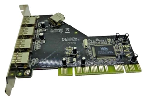 VIA VT6212L USB 4+1 Port PCI PC Computer USB 2.0 Controller Card Karte #GK10324 - Bild 1 von 4