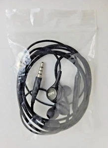One (1) Pair of Samsung® AKG Black Headphones/ Headset Earphones/EarBuds - NEW - Photo 1 sur 3