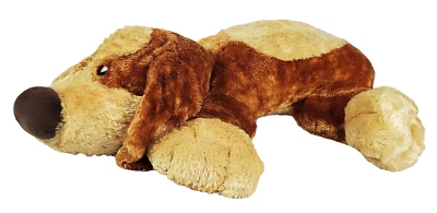 Commonwealth Dog Brown Stuffed Animal Floppy Pillow Plush Laying Cuddly Soft 25" - Image 1 of 4