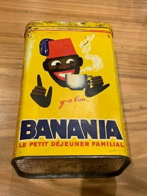 Boite acier ancienne Banania / Pates - Photo 1/4