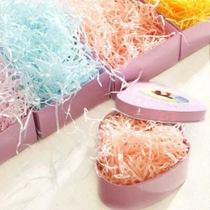 Coloured Shredded Crinkle Paper - Gift Packaging - Box Filling - 24 Colours - Picture 1 of 36