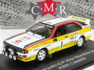 MODELLINO AUTO STATICO CMR AUDI QUATTRO A2 RALLY MONTECARLO 1984 ROHRL 1/43 - Immagine 1 di 4
