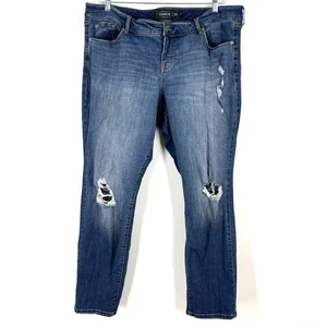 Pantalones de mezclilla Torrid Boyfriend azul desgastado talla 22R - Imagen 1 de 8
