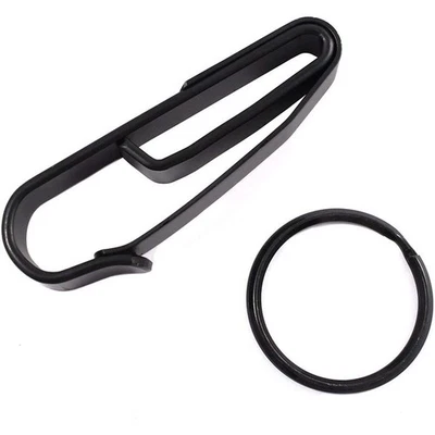 Zak Tool ZT54 Tactical Stealth Police 1.75" Key Ring Holder, Black