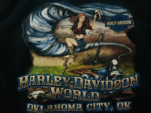 Harley-Davidson H-D T-Shirt Freedom Ain’t Quiet Oklahoma City Sexy Cowgirl 2011 - Bild 1 von 9