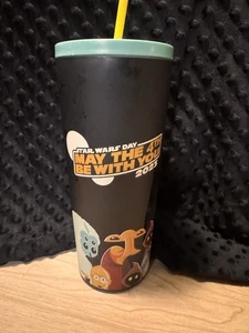 Disney Star Wars Cantina Tumbler May The 4th Be With You 2023 Soft Touch Rare - Picture 1 of 7