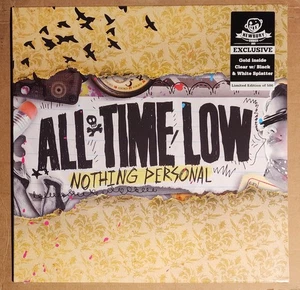 All Time Low - Nothing Personal - New 1 LP Gold Clear w/ Black/White Vinyl - Picture 1 of 2