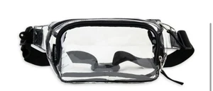 "Bolso de estadio Eastsport negro/transparente con correas ajustables de hasta 60"" de largo! ¡NUEVO CON ETIQUETAS! - Imagen 1 de 5