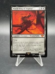MTG - Witch-king of Angmar 114 - LOTR - REG - M/NM - FRESH CARD Free Shipping - Picture 1 of 2