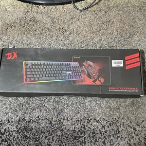 Kit tastiera mouse e mousepad Red Dragon Gaming Essentials S107 nuovo/mai aperto - Foto 1 di 7