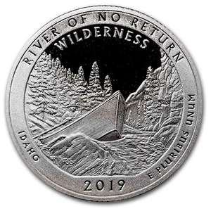 2019-S ATB Quarter Frank Church River of No Return Silver Proof - Picture 1 of 2