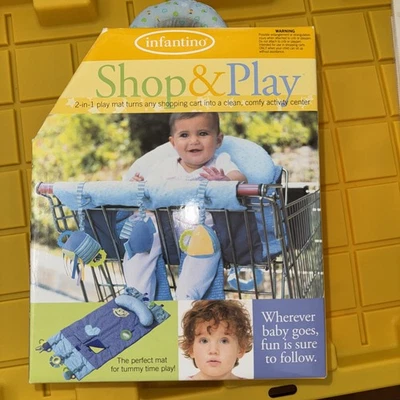 Funda Carrito de Comestibles Infantino 2 en 1 Shop & Play Divertida Nueva y Sellada Foto 1 de 4