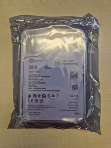 Seagate Exos X20 20TB 7200RPM SATA 6Gbs Factory Recertified Festplatte gebraucht - Bild 1 von 1