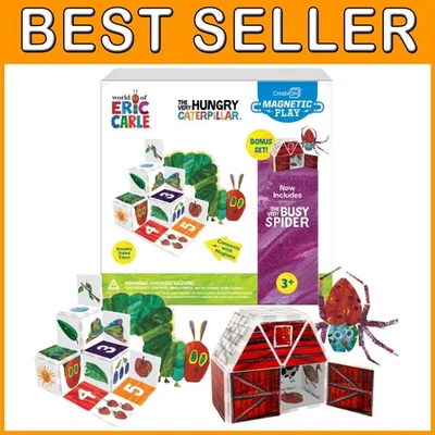 Eric Carle Caterpillar & Spider Magnetic Playset - Image 1 of 4