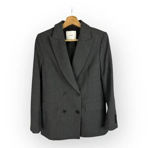 Chaqueta Blazer de Carrera Wilfred Mujer Talla 2 Doble Pecho Gris Carbón - Imagen 1 de 12