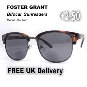 Foster Grant 'Viv Tor' Bifocal Reading Sunglasses +2.50 BF478