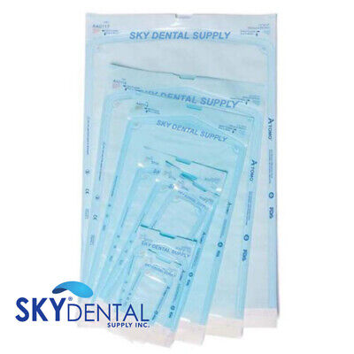 Sterilization Bag Pouches Dental Medical Self Seal Pouch Autoclave Up To 4000 • 3.95$