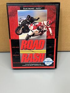 Road Rash - Boxed Sega Genesis Cartridge - EUC 1992 Video Game