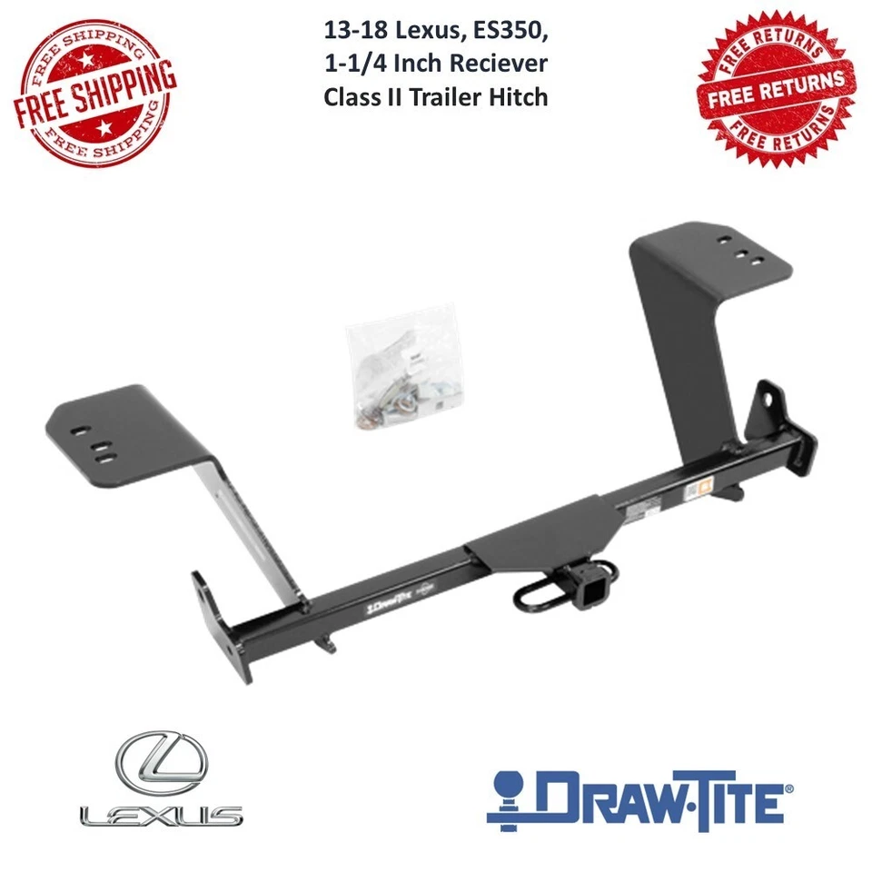 Enganche de remolque Draw-Tite 36530 clase II, 1-1/4 pulg. Receptor para Lexus ES350 13-18 Foto 1 de 4