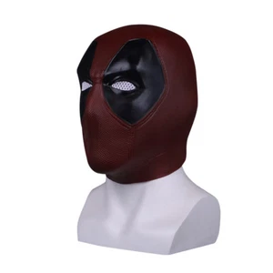 Deadpool Full Head Face Mask Cosplay X-Men Superhero Costume Mask Props Latex - Imagen 1 de 12