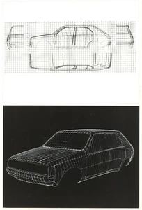 Catalogue brochure photo presse Renault 14 1976 - lot de 2 photos - Picture 1 of 1