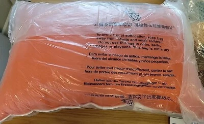 Pottery Barn Sunbrella Outdoor Pillow Tropical Orange Contrast Piping 14 “X 20” - Image 1 of 4