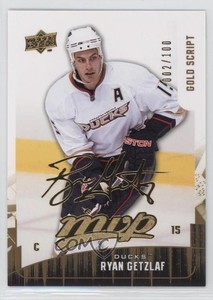 2009-10 Upper Deck MVP Gold Script /100 Ryan Getzlaf #288