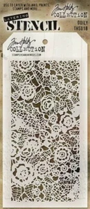Plantilla de capas Tim Holtz ~ DOILY ~ THS018 ~ estampadoras anónimas - Imagen 1 de 1