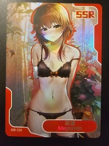 Scheda anime Megumin SSR-028 Senpai Goddess Haven serie 5 storie CCG - Foto 1 di 2