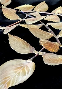 MCM Curtis Jeer? Metal Leaves Wall Sculpture - Picture 1 of 4