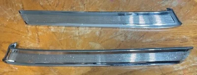 Ford Thunderbird 1960 embellecedor de techo inferior L & R juego moldura pilar moldura cromo Foto 1 de 4