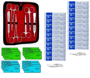 39 Piece Practice Suture Kit for Medical and Veterinary Student Training - Picture 1 of 6